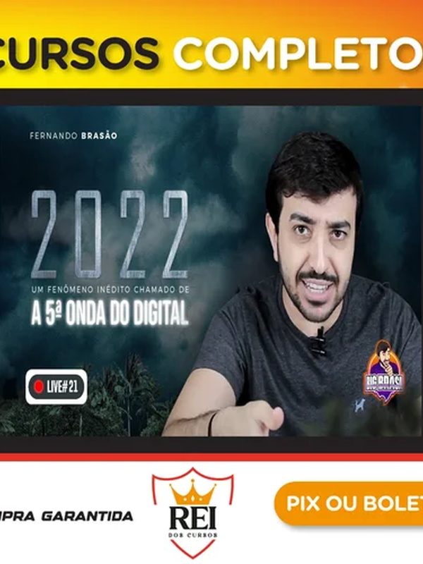 Capa do curso 5ª​​​​​​​ Onda do Digital - Fernando Brasão